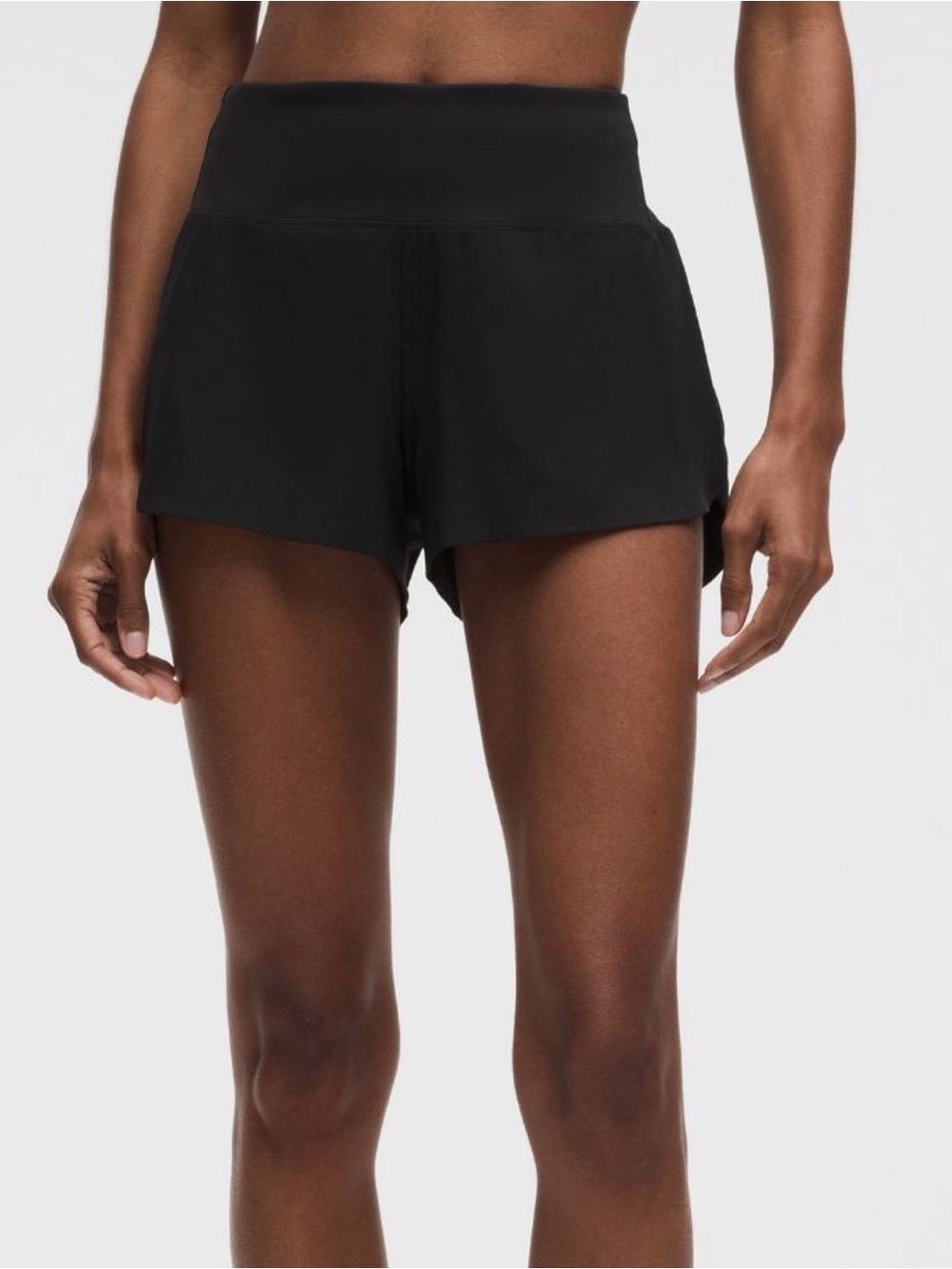 Lululemon Speed Up High-Rise 2.5” Black Running Shorts